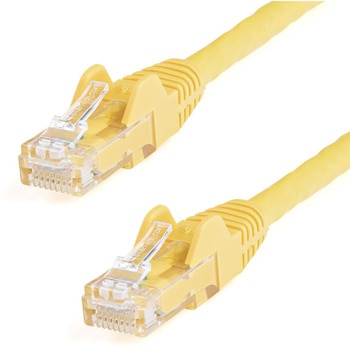 カテゴリ6 LANケーブル(Cat6) RJ45モールドコネクタ(ツメ折れ防止カバー付き) 1m イエロー StarTech.com