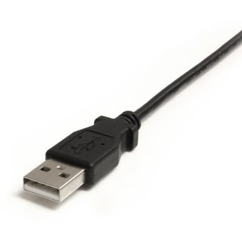 91cm ミニUSB変換ケーブル miniUSB右向きL型ケーブル USB A端子 オス - USB mini-B端子 オス StarTech.com
