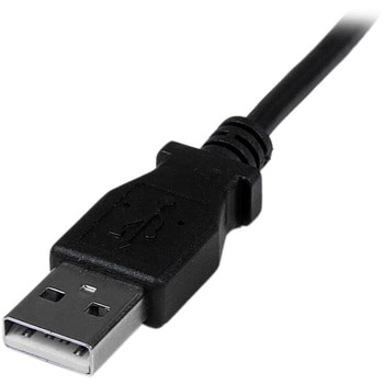 USBAMB2MD 2m USB 2.0 ケーブル タイプA (オス) - ミニB/ L型下向き