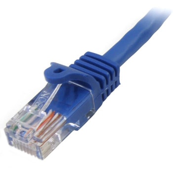 カテゴリ5e LANケーブル(Cat5e) RJ45コネクタ(ツメ折れ防止カバー付き) 3m StarTech.com