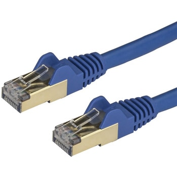ランケーブル2メートル 6ASPAT2MBL カテゴリ6A対応LANケーブル 2m Cat6A STP(シールド