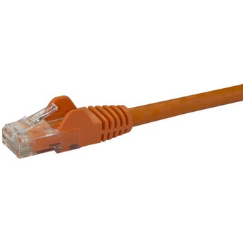 カテゴリ6 LANケーブル(Cat6) RJ45モールドコネクタ(ツメ折れ防止カバー付き) 10m オレンジ StarTech.com