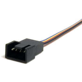 30cm ケースファン(4ピン)電源延長ケーブル オス/メス StarTech.com
