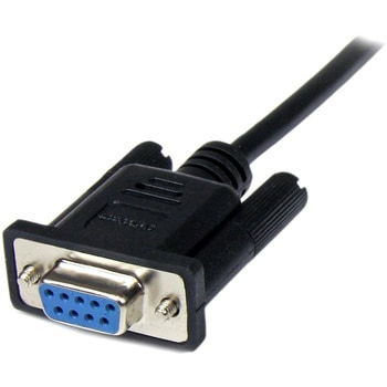 OP-B7055 RS-232Cケーブル 黒 SCNM9FM2MBK 2m RS232Cシリアルクロス/ヌルモデムケーブル メス