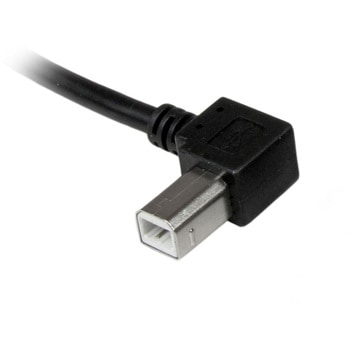 1m USB 2.0 ケーブル タイプA (オス) - タイプB/L型左向き (オス) StarTech.com