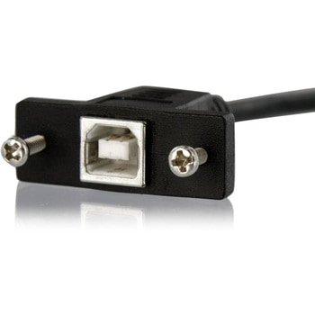 91cm USB2.0 パネルマウント型ケーブル パネルマウント用USB Bポート(メス)-USB Bポート(オス) StarTech.com
