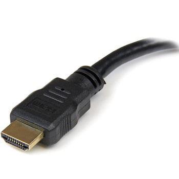 HDDVIMF8IN 20cm HDMI-DVI-D変換ケーブル HDMI オスーDVI-D メス StarTech.com ブラック色 ケーブル長20.3cm  HDDVIMF8IN - 【通販モノタロウ】