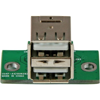 マザーボードピンヘッダー接続USB 2ポート増設変換アダプタ 2x USB A - IDC (10ピン) StarTech.com