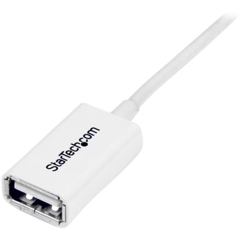 1m ホワイトUSB2.0延長ケーブル USB A オスーUSB A メス StarTech.com