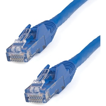 N6PATC2MBL カテゴリ6 LANケーブル(Cat6) RJ45モールドコネクタ(ツメ折れ防止カバー付き) 2m ブルー  StarTech.com 銅線(より線)構造 導体サイズ24AWG[mm2] 1個 N6PATC2MBL - 【通販モノタロウ】