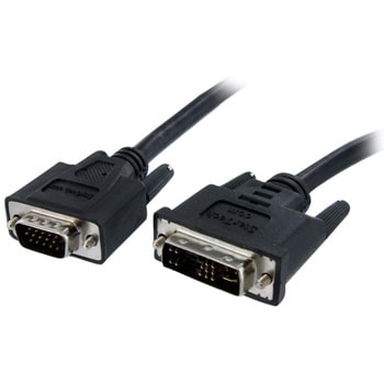 2m DVI - VGA変換ディスプレイモニターケーブル DVI-A(オス) - ミニD-Sub15ピン(オス) StarTech.com  DVIケーブル 【通販モノタロウ】 DVIVGAMM2M