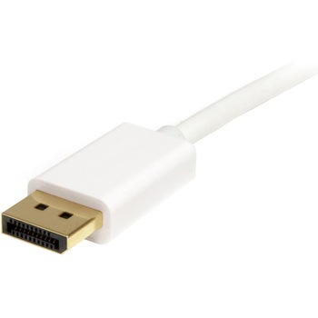 Mini DisplayPort - DisplayPort 変換ケーブル/1m/ディスプレイポート 1.2/mDP - DPモニターケーブル/4K60Hz/mDPオス - DPオス/ホワイト StarTech.com
