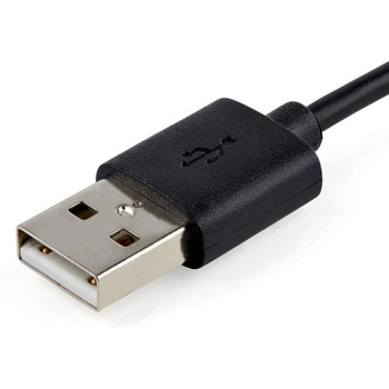 USBケーブル/USB 2.0 Type-A - L型Type-C/1m/オス オス/ブラック/充電 & データ転送 同期/タイプC L字コネクター StarTech.com
