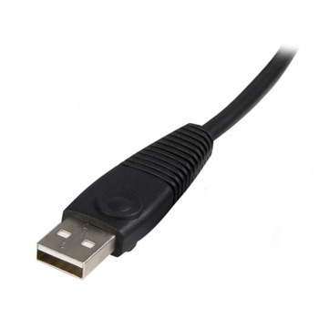 1.8m パソコン自動切替器専用KVMケーブル 2 in 1 USB/VGA KVMケーブル StarTech.com