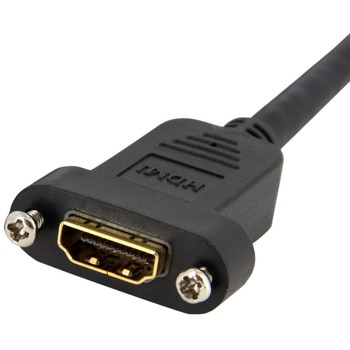ハイスピードHDMIケーブル/91cm/HDMI 1.4/パネルマウント型/4K30Hz/HDMI メス - HDMI オス StarTech.com