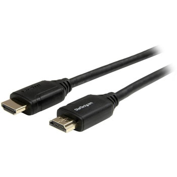HDMI 2.0 ケーブル/4K60Hz/プレミアム認証/CL2規格/イーサネット対応/ハイスピードHDMI/オス・オス/ブラック/プレミアムハイスピード StarTech.com