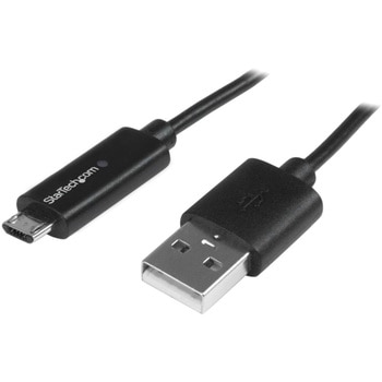 Micro USB 充電ケーブル (充電お知らせLEDライト付き) オス/オス 1m StarTech.com