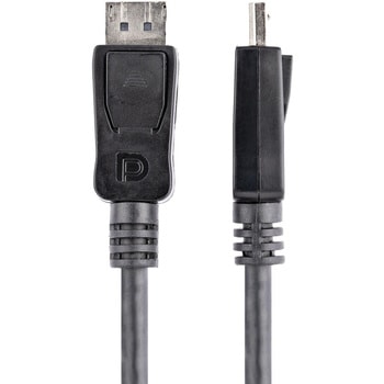 DISPL2M DisplayPort ケーブル/2m/ディスプレイポート1.2 /VESA規格認定モニターケーブル/4K60Hz/ラッチ付きDPコネクタ  オス - オス 1個 StarTech.com 【通販モノタロウ】