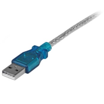 1ポートUSB-RS232Cシリアル変換ケーブル 1x USB A オスー1x DB-9(D-Sub 9ピン) オス シリアルコンバータ/変換アダプタ StarTech.com
