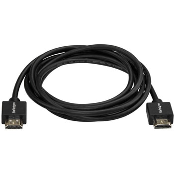 HDMI 2.0ケーブル/2m/4K60Hz/コネクター抜け防止機構/HDR10/イーサネット対応/オス - オス/ブラック/ハイスピード/UHD モニター ディスプレイ コード StarTech.com