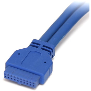 2ポート USB 3.0 パネルマウント型ケーブル マザーボードピンヘッダー接続USB 3.0 x2増設変換アダプタケーブル メス/メス StarTech.com