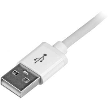 2m iPhone/ iPod/ iPad対応AppleLightning-USBケーブル ホワイト Apple MFi認証取得 ライトニング 8ピン(オス)-USB A(オス) - StarTech.com