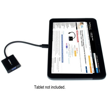 Micro HDMI-VGA変換アダプタ (スマートフォン/ Ultrabook/ タブレット対応) 1920x1080/1080p ブラック StarTech.com