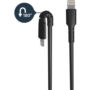 高耐久Lightning - USB-Aケーブル/アラミド繊維補強/iPhone 12、iPad対応/Apple MFi認証/アップルライトニング - USB Type-A充電同期ケーブル StarTech.com