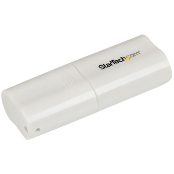 USBオーディオ/サウンド変換アダプタカード 1x USB A (オス)ー2x 3.5mmミニジャック (メス) StarTech.com