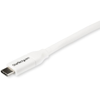 USB 2.0 Type-C ケーブル 2m ホワイト 給電充電対応(最大5A) USB-IF認証済み - StarTech.com