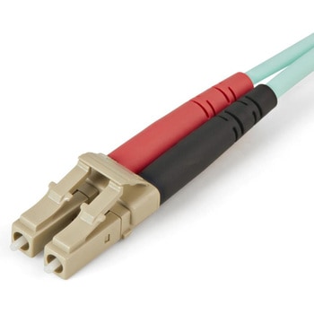 光ファイバーケーブル/LCLC/OM4 マルチモード/50/125/100G/UPCコネクタ/LSZH/アクア/ネットワーク オプティカル パッチコード StarTech.com