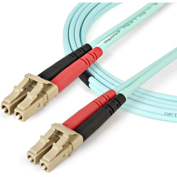 光ファイバーケーブル/LCLC/OM4 マルチモード/50/125/100G/UPCコネクタ/LSZH/アクア/ネットワーク オプティカル パッチコード StarTech.com