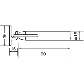 アオリ止メ付ロケット戸当り RB-13 シロクマ