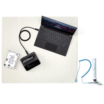 60cm x 70cm 作業場用静電気防止シート/帯電防止マット ベージュ StarTech.com