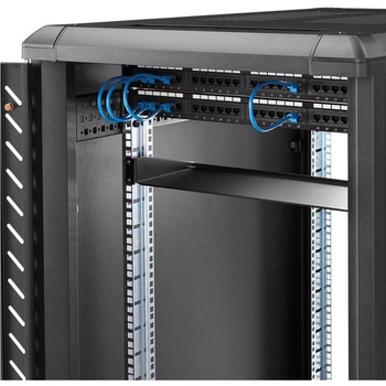 1U 奥行き7インチ ユニバーサル固定式ラックマウント型棚板/収納棚 耐荷重15kg StarTech.com