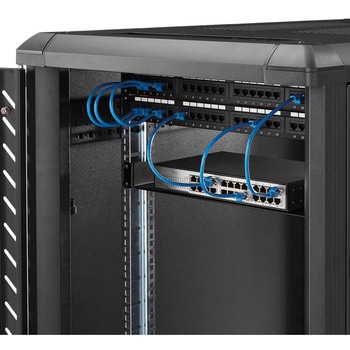 1U 奥行き7インチ ユニバーサル固定式ラックマウント型棚板/収納棚 耐荷重15kg StarTech.com