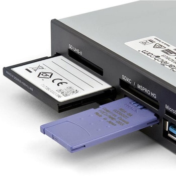 35FCREADBU3 USB 3.0接続 内蔵型マルチカード リーダー/ライター UHS-II対応 StarTech.com ブラック色 -  【通販モノタロウ】