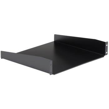 2U サーバーラック棚板/19インチ型対応 カンチレバーラック/高耐久性スチールシェルフ/耐荷重20kg/奥行41cm StarTech.com