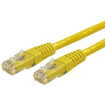 C6patch20yl Cat6対応lanケーブル 6m カテゴリ6対応イーサネットケーブル モールド処理済みrj45コネクタ イエロー 1個 Startech Com 通販サイトmonotaro 46245256