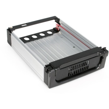 5インチベイ内蔵型SATA HDDケース アルミ製ブラック 5インチ ハードディスク リムーバブルケース StarTech.com