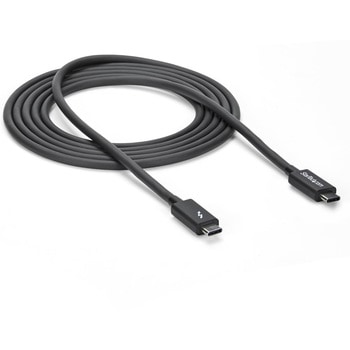 Thunderbolt 3ケーブル/20Gbps/Thunderbolt 4 USB-C DisplayPort互換/サンダーボルト 高速データ転送 モニター ディスプレイ 映像出力 StarTech.com