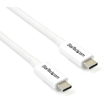 Thunderbolt 3ケーブル/20Gbps/Thunderbolt 4 USB-C DisplayPort互換/サンダーボルト 高速データ転送 モニター ディスプレイ 映像出力 StarTech.com