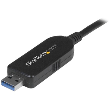 データ リンクケーブル/USB 3.0 Type-A - Type-A/2m/ドラッグ&ドロップ対応/Mac & Windows対応/USB データ 移行 転送 Link ケーブル StarTech.com