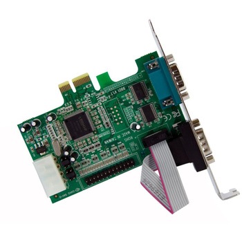 シリアル2ポート/パラレル1ポート増設PCI Expressインターフェースカード (16550 UART対応) 2x DB9 オス/ 1x DB25 メス StarTech.com