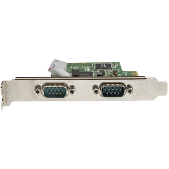 RS232Cシリアル2ポート増設PCI Expressカード 16C1050 UART内蔵 StarTech.com