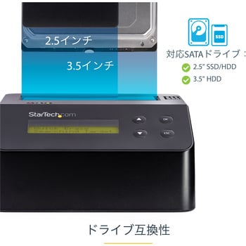 SDOCK1EU3P HDD/SSDスタンド/データ消去専用/PC不要またはUSB 3.0接続