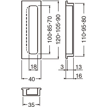 ウッド平面長手掛 MW-5 シロクマ