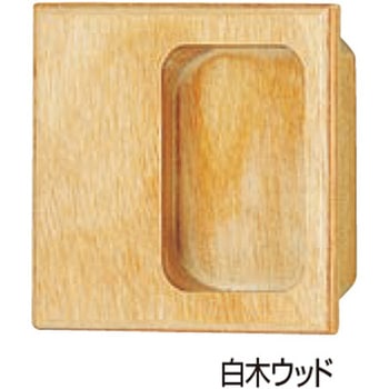 ウッド平面角手掛 MW-6 シロクマ