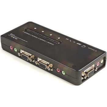 SV411KUSB 4ポートUSB接続KVMスイッチ(オーディオ対応/ケーブル付属) 4