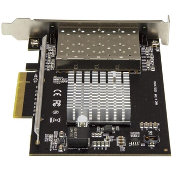10ギガビットイーサネット対応4ポートSFP+搭載光ファイバーネットワークカード PCI Express接続 Intel XL710チップ搭載 StarTech.com